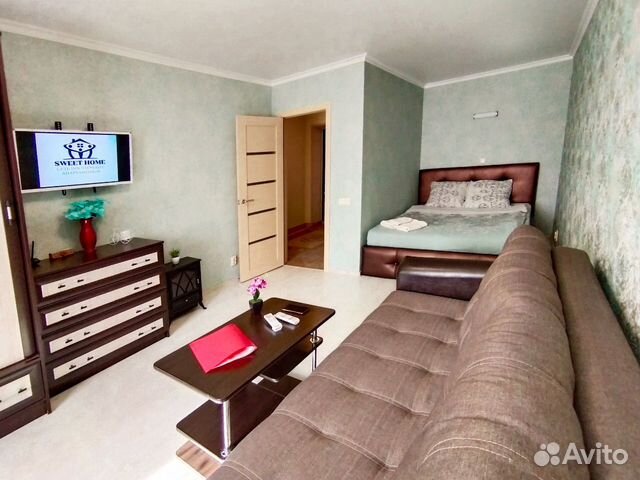 

1-к. квартира, 45 м², 2 кровати