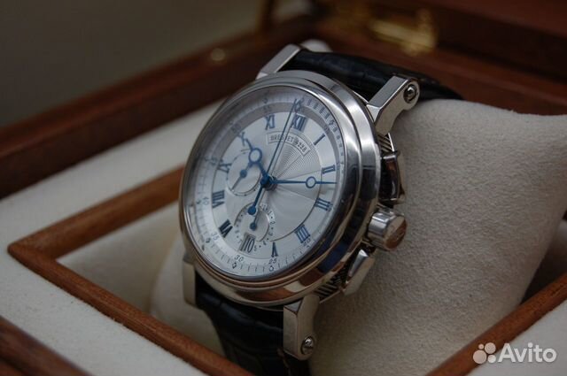 Часы Breguet Marine Chronograph White Gold Часы Breguet Marine Chronograph White Gold