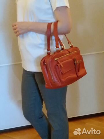 Кожаная сумка Tj collection Женева