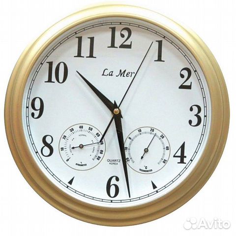 Часы настенные LA MER GD-115-Gold Часы настенные LA MER GD-115-Gold