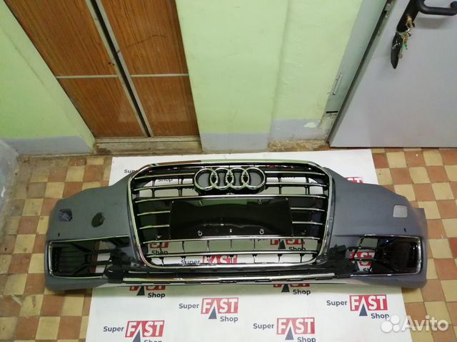 Бампер передний в сборе audi a6 c7 рестайлинг Бампер передний в сборе audi a6 c7 рестайлинг