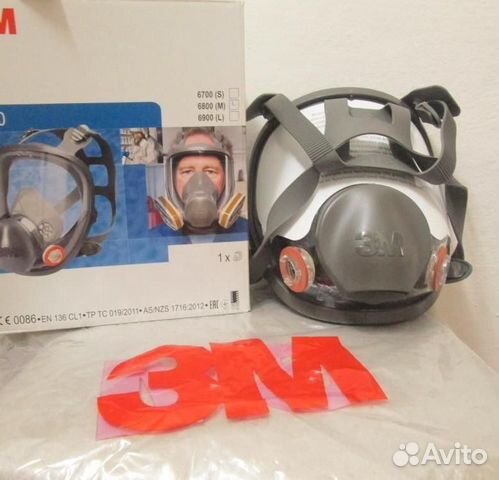 Маска 3М 6800 полнолицевая Маска 3М 6800 полнолицевая