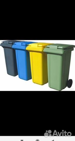 Контейнеры для мусора, 120 л