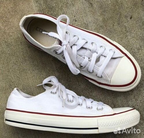 Кеды converse белые оригинал низкие
