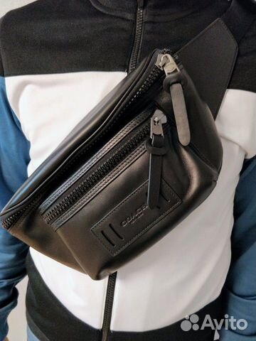 Сумка Coach оригинал поясная мужская