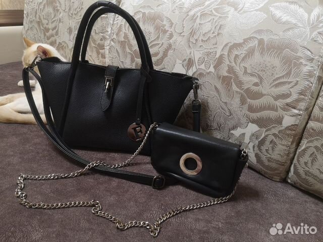 Сумка Furla и клатч Mango за Сумка Furla и клатч Mango за