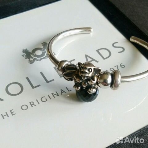 Trollbeads Малыш Тролль на агате (шарм) Trollbeads Малыш Тролль на агате (шарм)