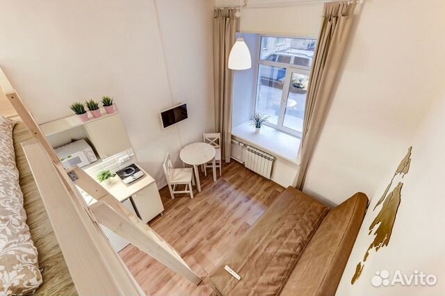 

Квартира-студия, 22,2 м², 3 кровати
