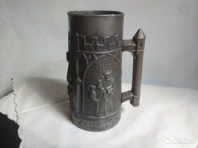 Кружка, олово, 19 век Кружка, олово, 19 век