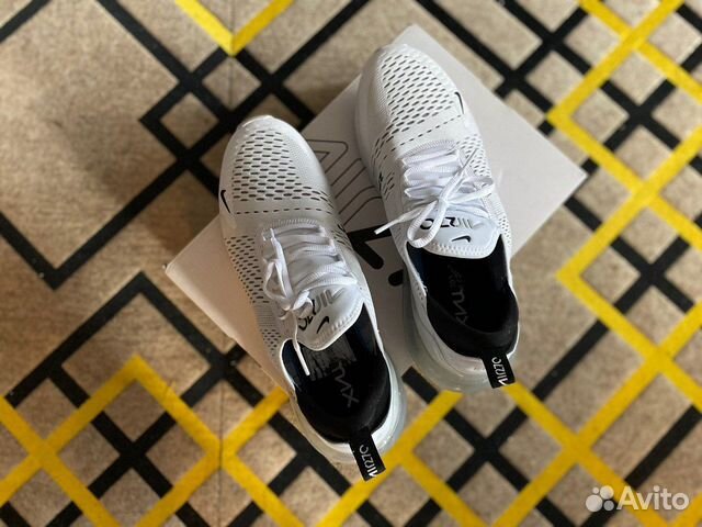 Кроссовки Nike Air Max 270, белые, размер 12 Кроссовки Nike Air Max 270, белые, размер 12