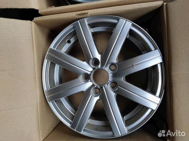 Диски новые литые R14 LU на Volkswagen