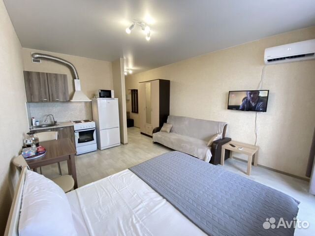 

Квартира-студия, 33 м², 2 кровати