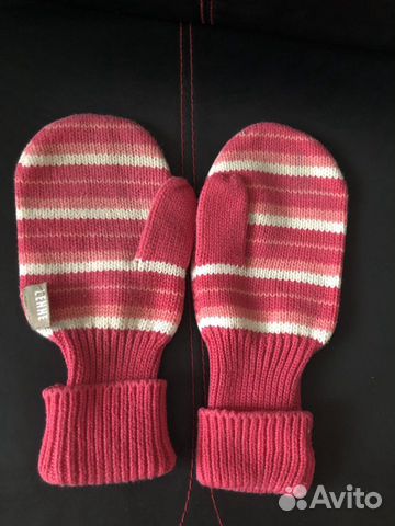 Варежки из хлопковой пряжи для девочки Lenne