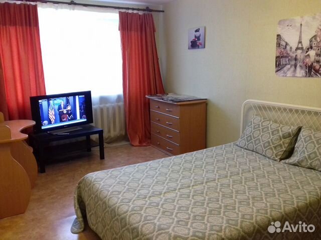 

1-к. квартира, 34 м², 2 кровати