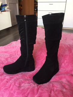 Сапоги зимние kelton на танкетке 36, 35 размер