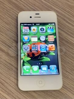 iPhone 4 white 8gb (ios 6.1.3)
