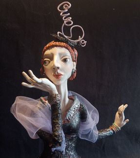 Кукла-бюст ручная работа