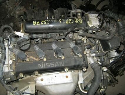 Двигатель Nissan 2.5 QR25DE Ниссан Мотор бу двс