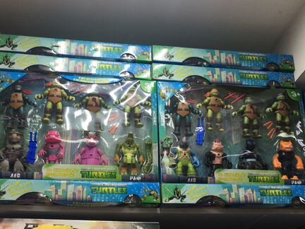 Черепашка-ниндзя 8 персонажей