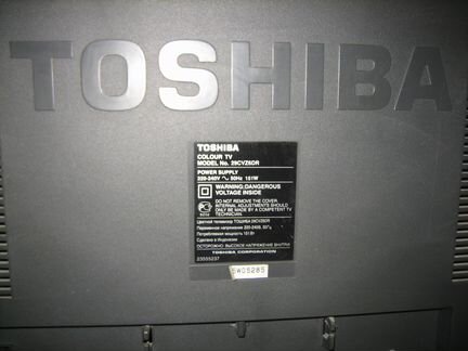 Телевизор ЭЛТ Toshiba 29CVZ6DR