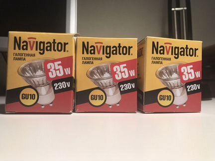 Галогенные лампы Navigator 3 шт. 35w GU10
