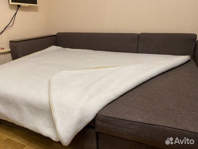 Плед новый из овечьей шерсти