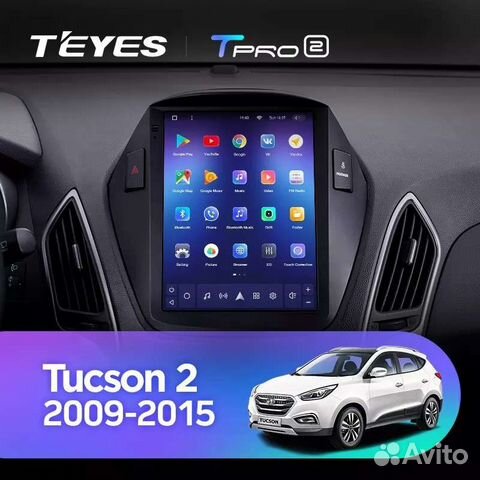 Teyes tesla магнитола Hyundai Tucson ix35 android