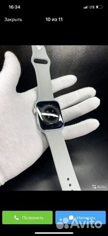 Apple Watch 8 Silver + павербанк