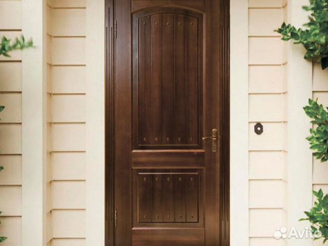 Дверь входная наборная утепленная (сосна камерной