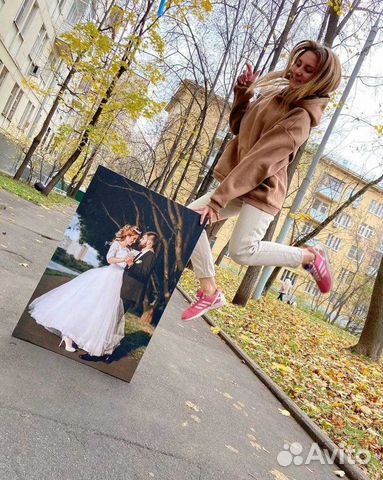 Портрет по фото на холсте, Печать на холсте