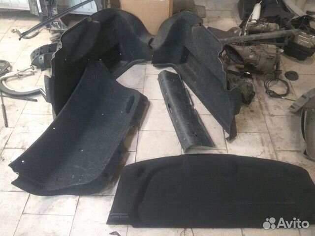 Обшивка багажника полка Пежо 206