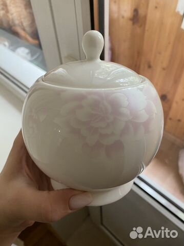 Сахарница фарфоровая