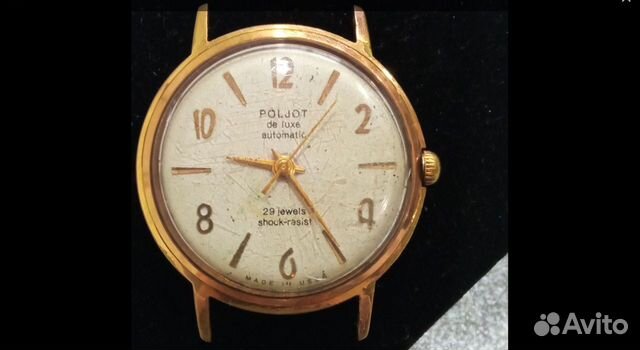 Часы Poljot de luxe automatic Au20 29 камней