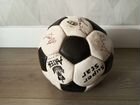 Футбольный мяч с автографами