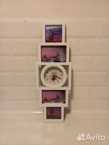 Часы, фоторамка