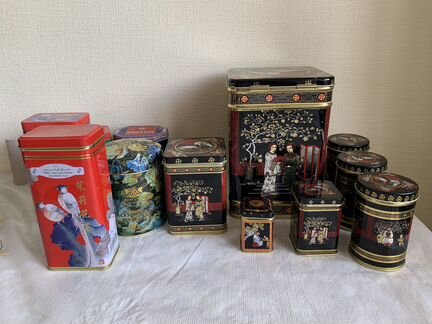 Банки жестяные для чая