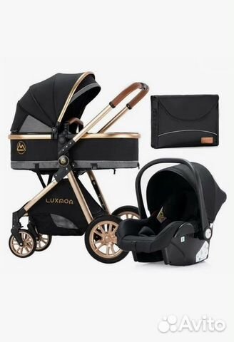 Коляска детская 3 в 1 Luxmom V9