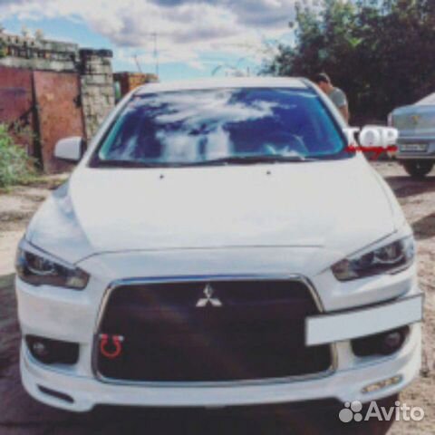 Юбка переднего бампера Zodiak Mitsubishi Lancer 10