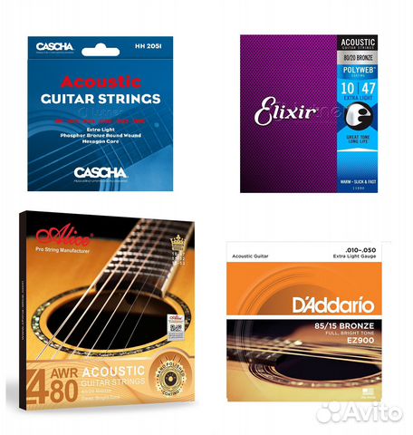 Струны USA и Elixir как во всех магазинах страны