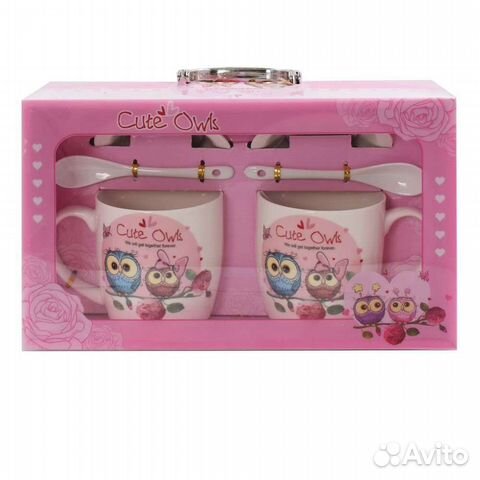 Фарфоровый чайный набор из 2 шт