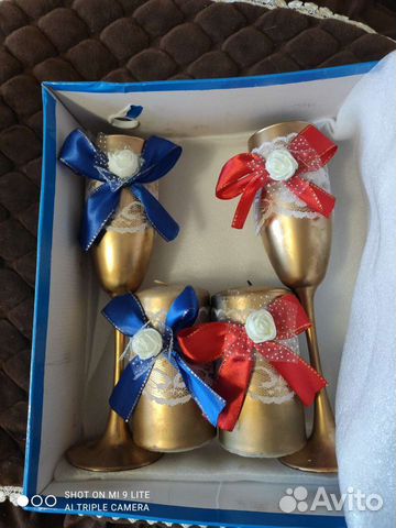 Украшение на стол для молодоженов