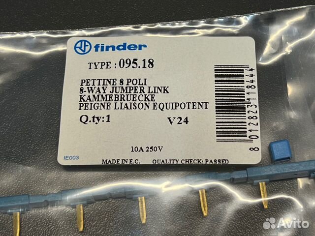 Finder 095.18 шинный соединитель, новый, 40 шт
