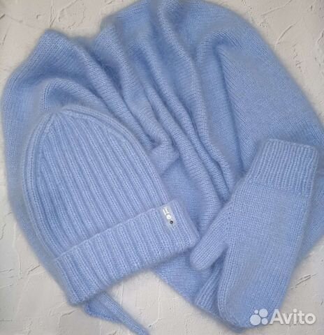 Шапка пух норки (ручная работа)