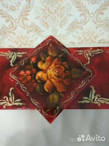 Декоративная вешалка.(ручная работа)