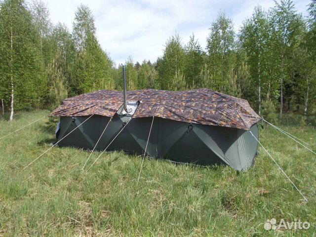 Палатка Куб 2,20-3К,3-сл,Ант-д-тент №2 Уралзонт