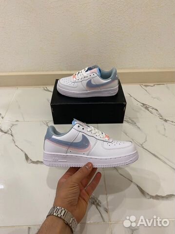 Nike Air Force 1 Low Blue and Pink