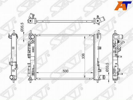 Радиатор hyundai accent