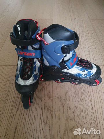 Роликовые коньки Larsen раздвижные, р. 30-33