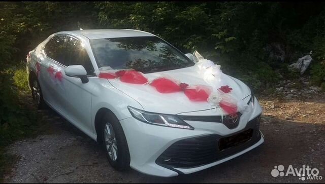 Украшение для машины на свадьбу