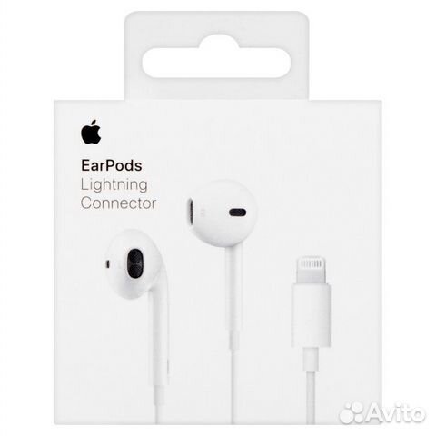 Наушники lightning iPhone оригинал новые магазин